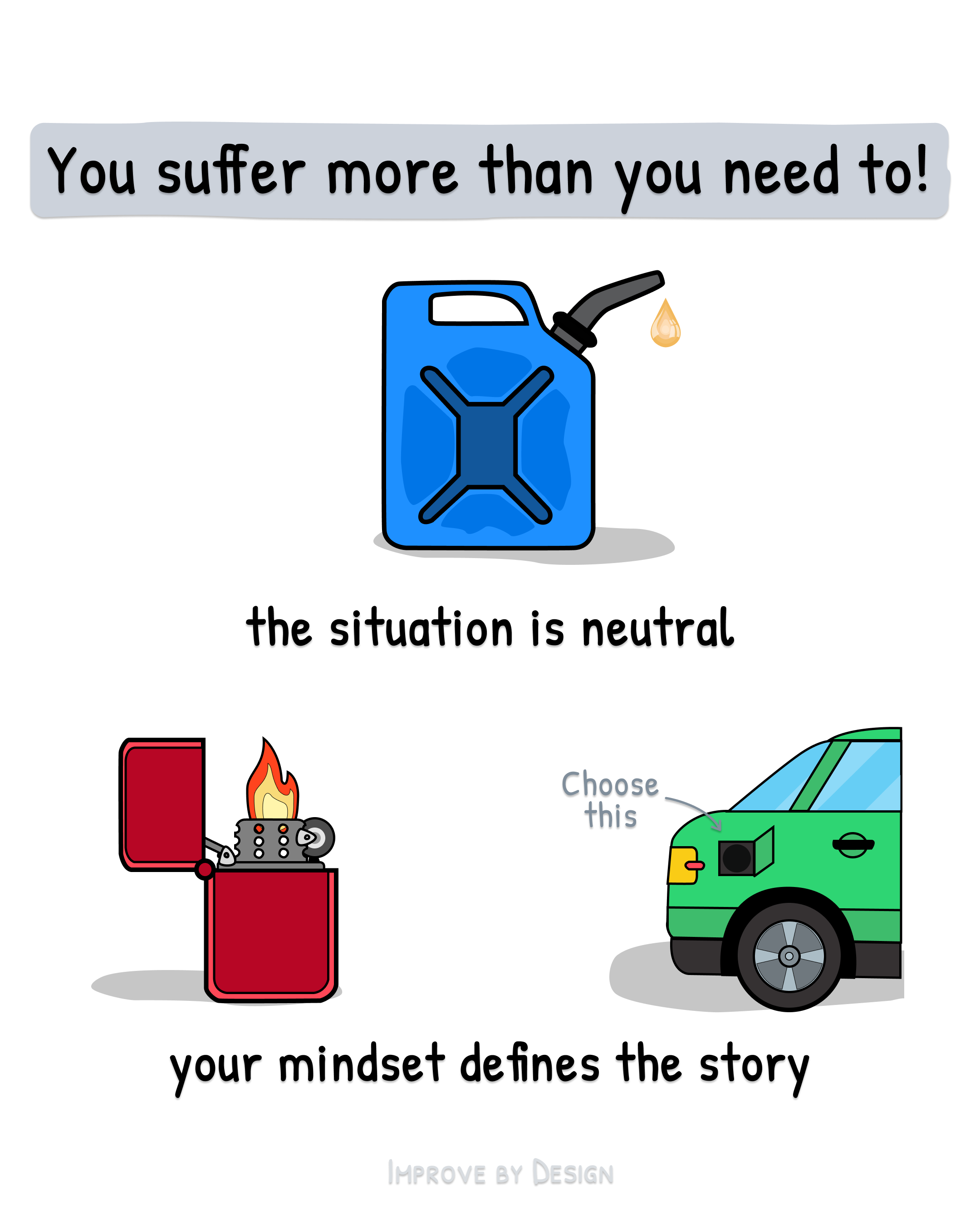 will you suffer or grow_